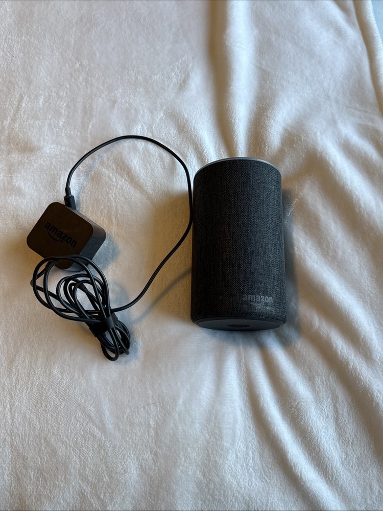 Amazon Echo (2nd Generation) Smart Assistant - Charcoal Fabric