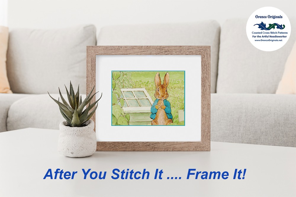 Mouse Hunca Munca Peter Rabbit Beatrix Potter Counted Cross Stitch Pattern