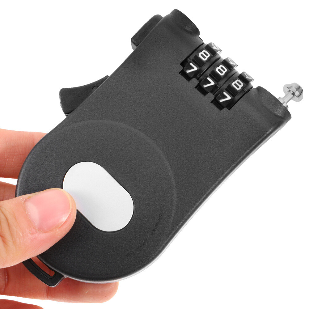 Compact Snowboard Cable Lock with Anti-Lock Feature for Ski Board Safety