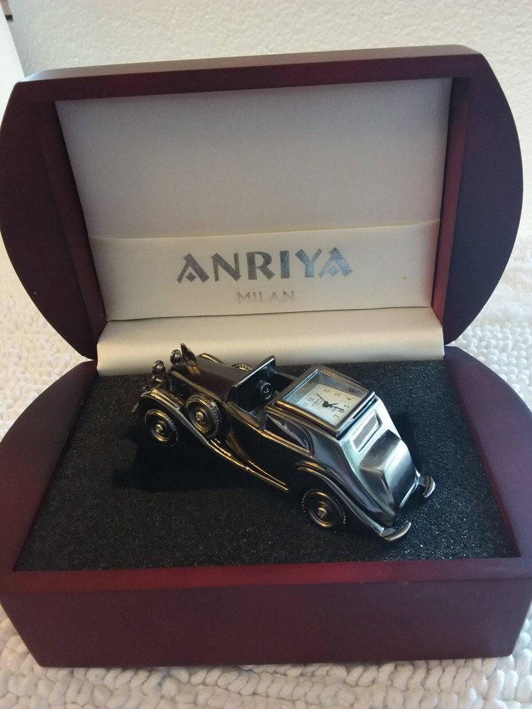 Anriya Milan Clock Decorative Car Shaped In Original Box