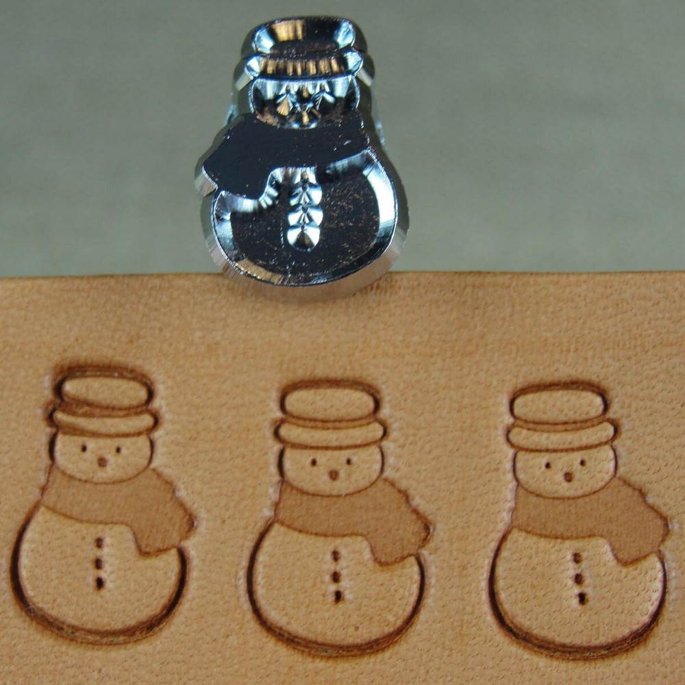 Craft Japan - #E592 Snowman Stamp (Leather Stamping Tool)