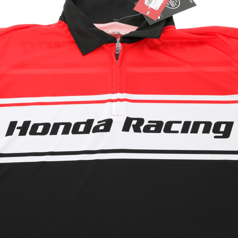 Honda Racing Team Pit Shirt Red/Black Medium