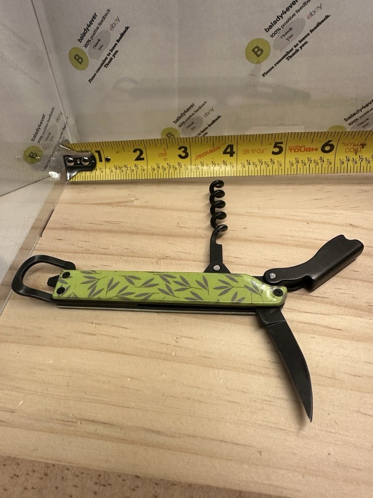 Techno Corkscrew, Leafy Bottle Opener