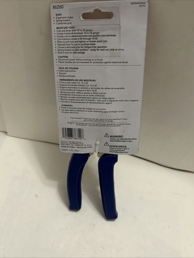 DURALAST CRIMPER Stripper 86260