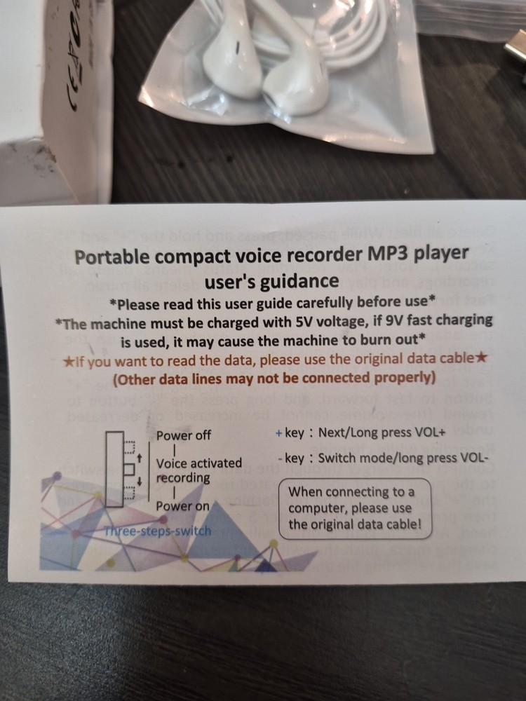 Professional Q39 Digital Voice Recorder