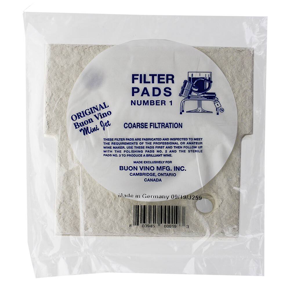 Buon Vino Original Filter Pads-Mini Jet #1