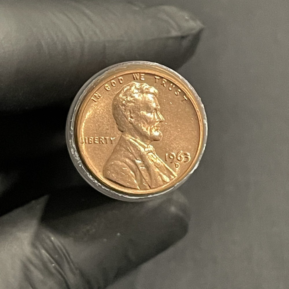 1963 D Lincoln Cent Copper BU (PLEASE READ DESCRIPTION)