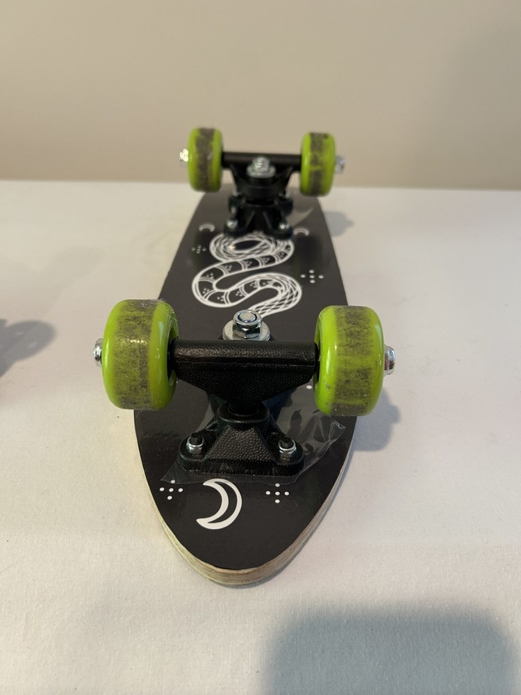 Mini Skateboard Snake Design On Bottom For Kids Rideable