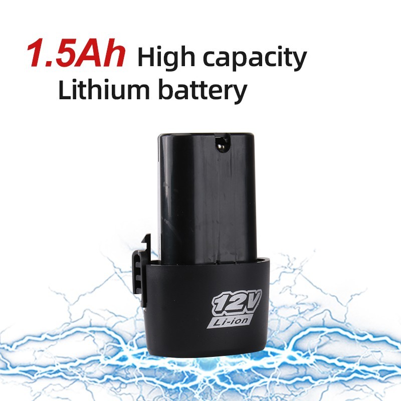 Multi-function 12V Electric Drill Screwdriver Kit Variable Speed w/ Flexible Sha