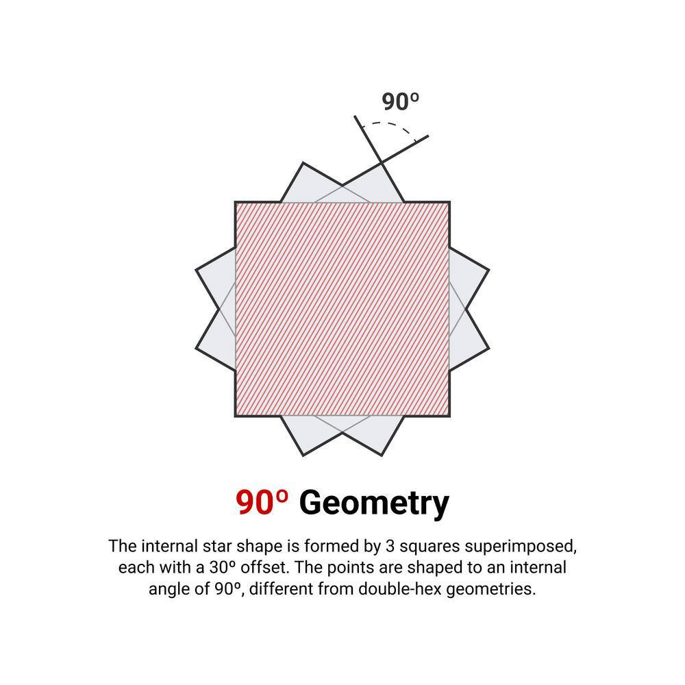 3/8 In. Drive X M8 Triple Square Bit Socket