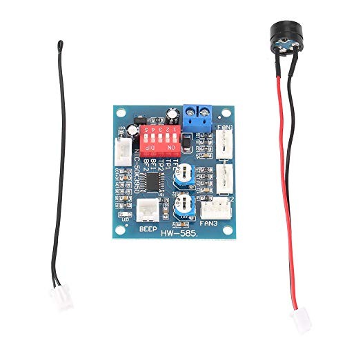 DC 12V Speed Controller Module, PWM Fan Speed Controller Module Four Wire PC