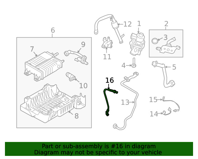 Genuine Oxygen Sensor BE5Z-9G444-A