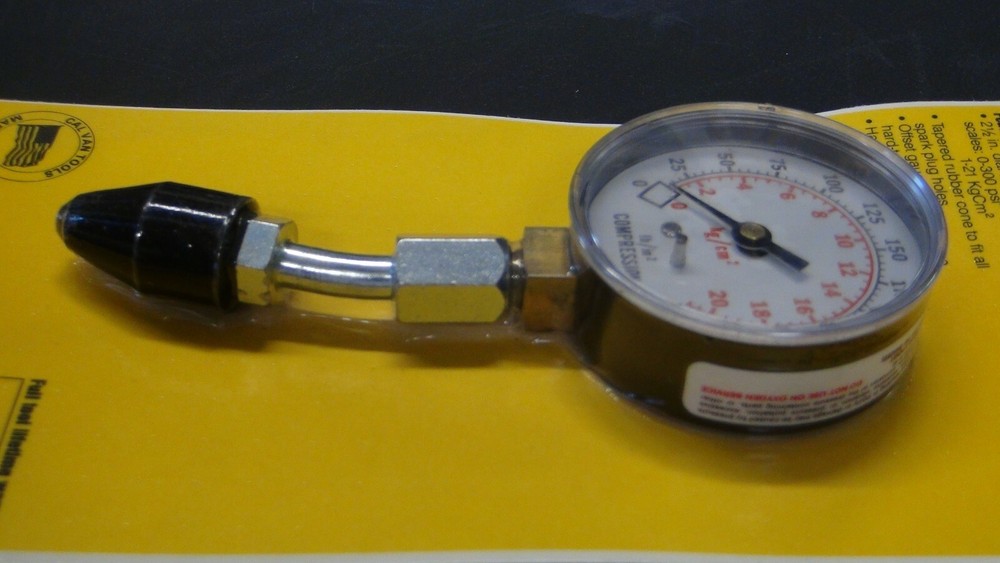 CALVAN CAL-VAN 55 ENGINE COMPRESSION TESTER 0-300PSI MADE IN USA