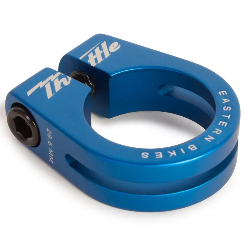 Throttle Seatpost Clamp Matte Blue