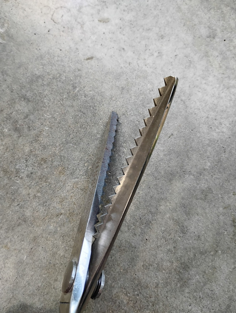 Wiss Pinking Shears Sscissors Zigzag Pattern Model AA