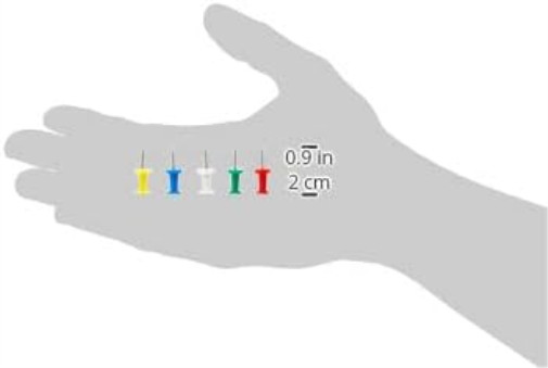 Clipper Assorted Push Pin (Pack of 20)