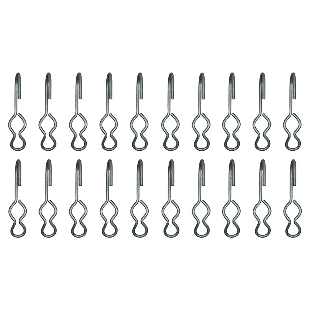 Twenty New Heavy Duty S/J Hooks For Securing Cargo Truck Tarps Canvas Covers