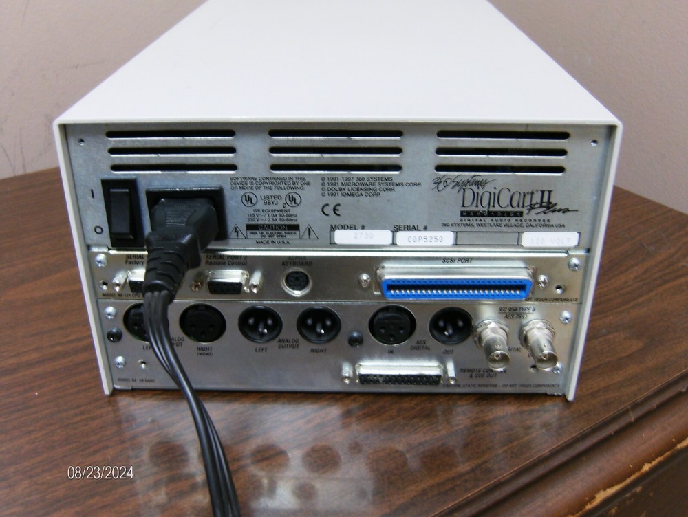 360 systems 2730 DigiCart II Plus Recorder