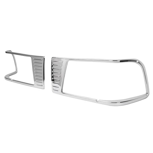 Pair Headlight Bezel Compatible with Peterbilt 377 Turck Replacement for 16