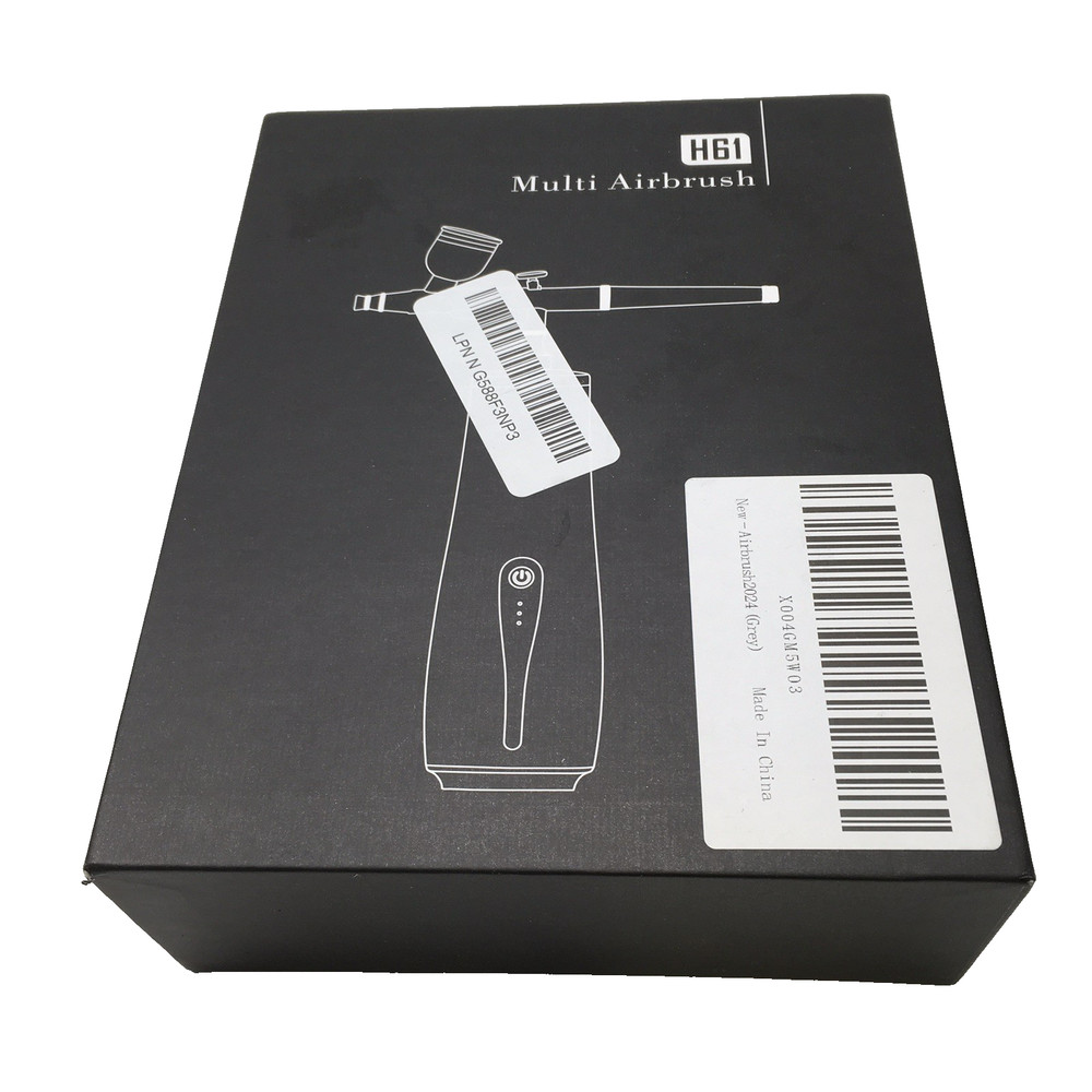H61 Multi Airbrush Kit with Compressor 32 PSI, Open Box _ New