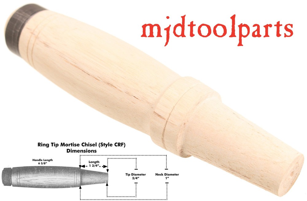 Genuine Amish Turned Ring Top Socket Chisel Handle (CRF) - mjdtoolparts