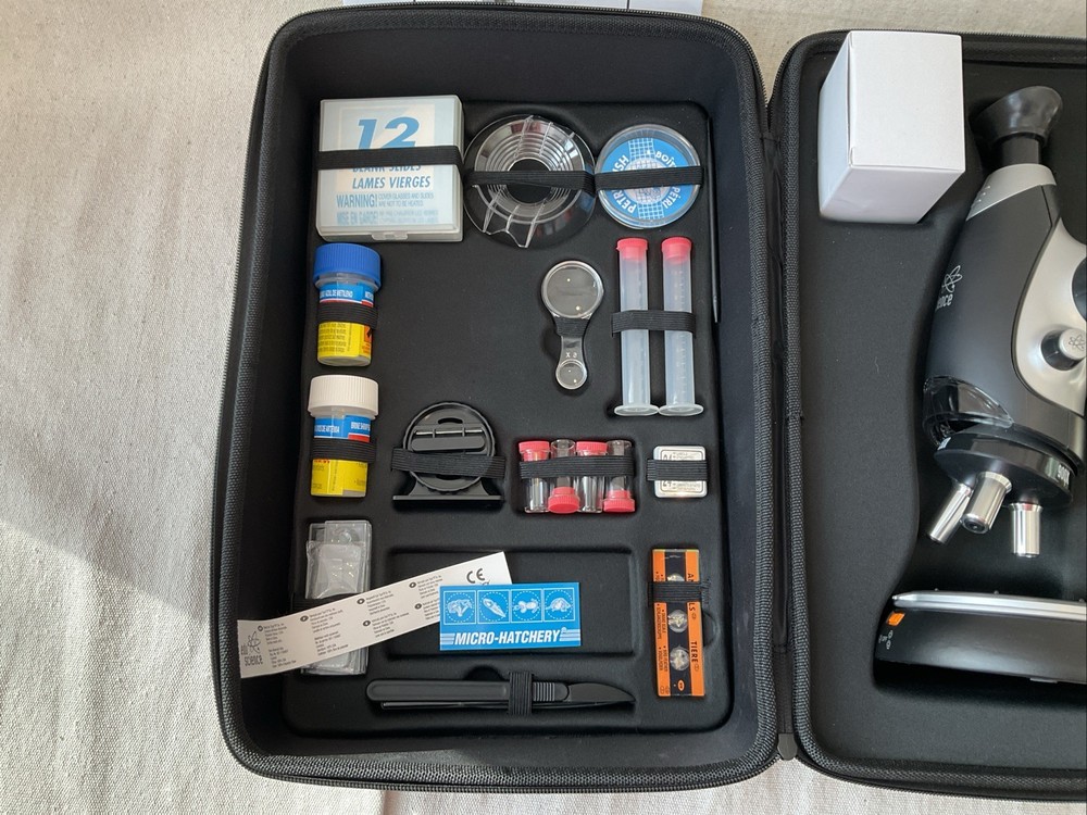 Edu Science 900x Macro View Microscope With Case Edu Science Microscope complete