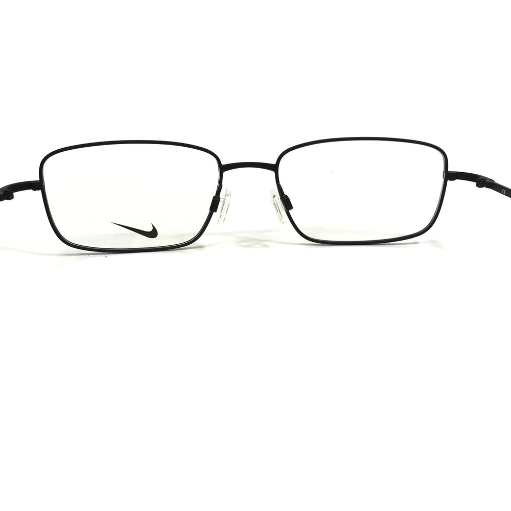 Nike Eyeglasses Frames 8183 002 Matte Black Rectangular Full Wire Rim 54-18-140
