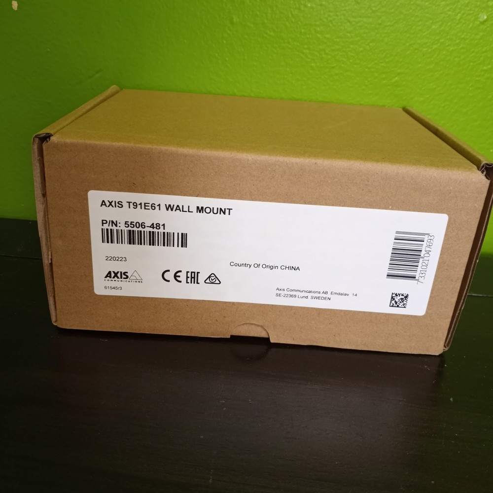 Axis T91E61 Wall Mount Bracket Security Network Camera System Accessories Parts