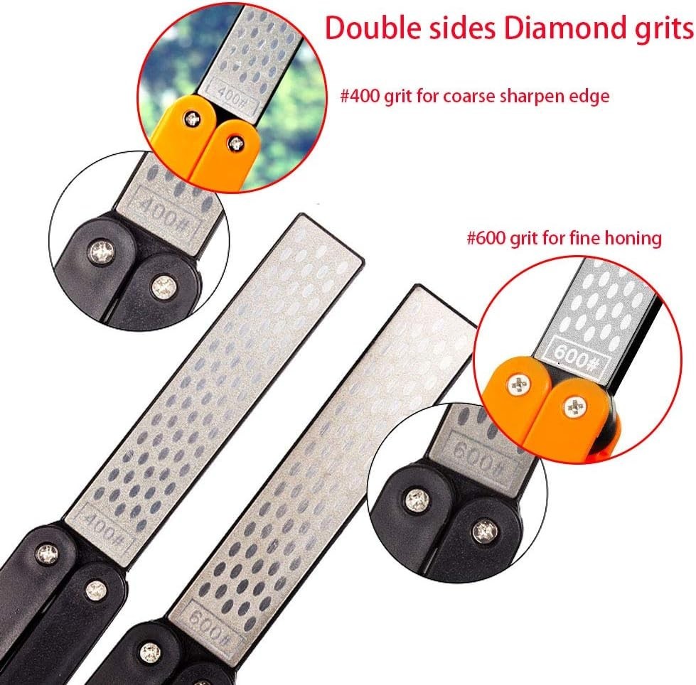 Portable Diamond Sharpening Stone - Double-Sided for Quick and Precise Cutting