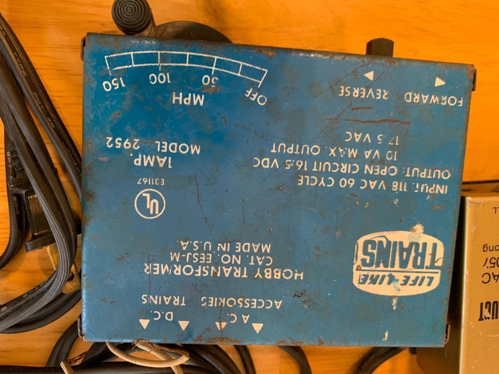Lot of 8 Train Transformers Power Controller As Pictured UNTested Mixed Brands