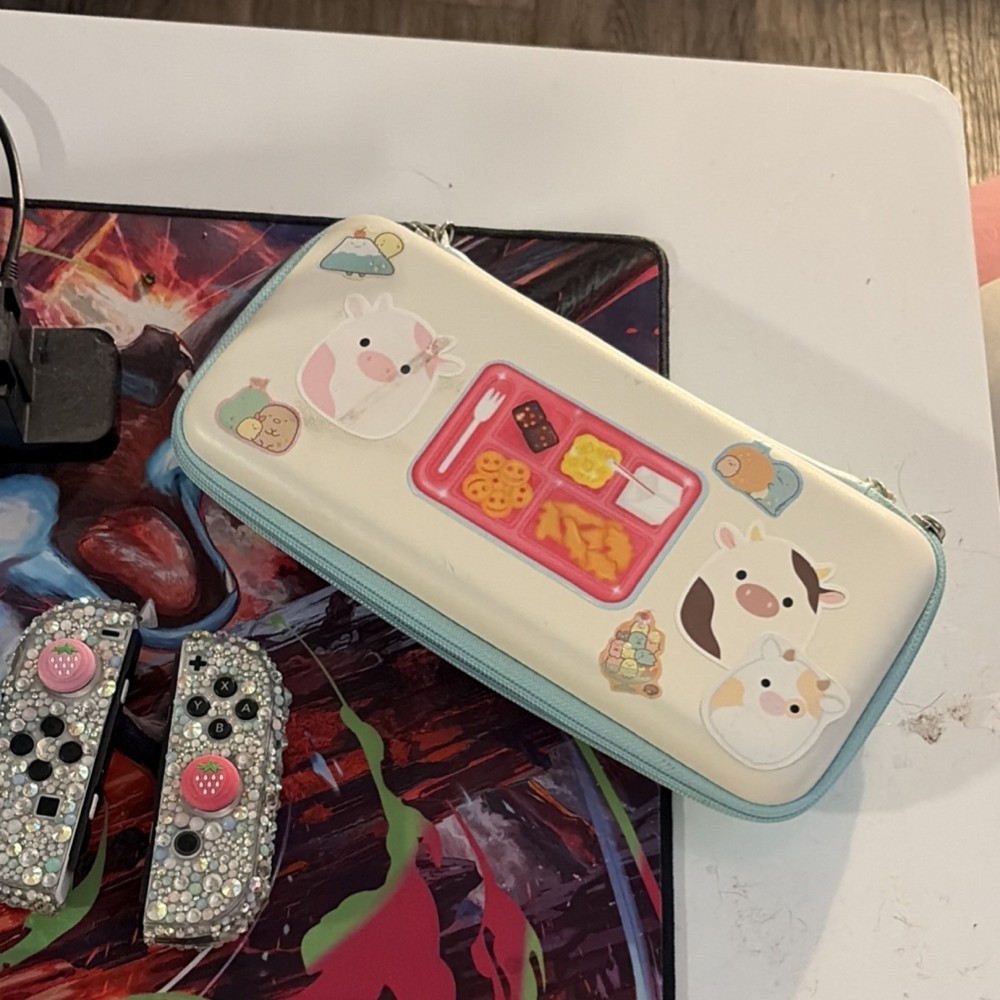 Nintendo Switch OLED Console Bundle with Dock, Joy-Cons, Carrying Case