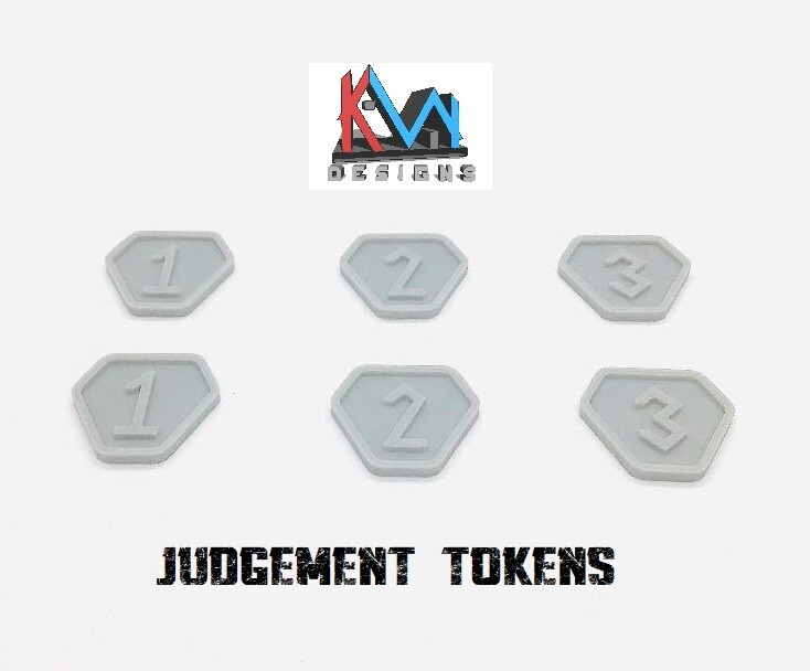 3D Printed - 40k - Judgement Tokens