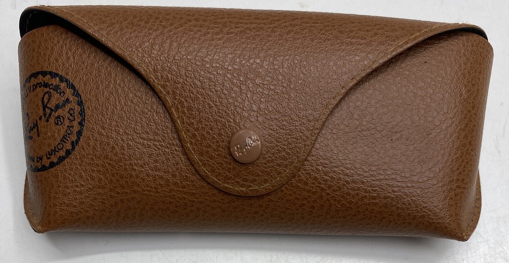 RAY-BAN BROWN glasses AVIATOR SNAP CASE