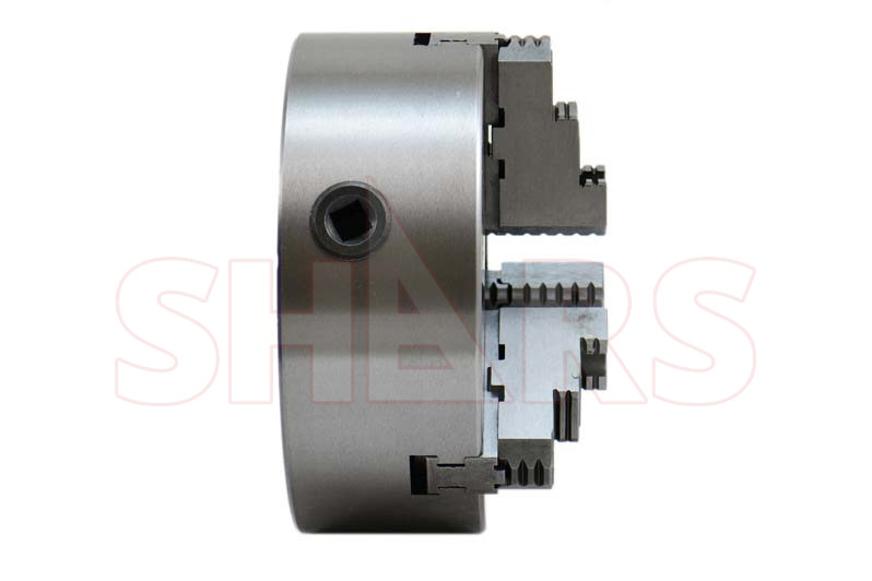 8" 3 Jaw Self Centering Plain Back Lathe Chuck Reversible .0039" TIR Cert R[