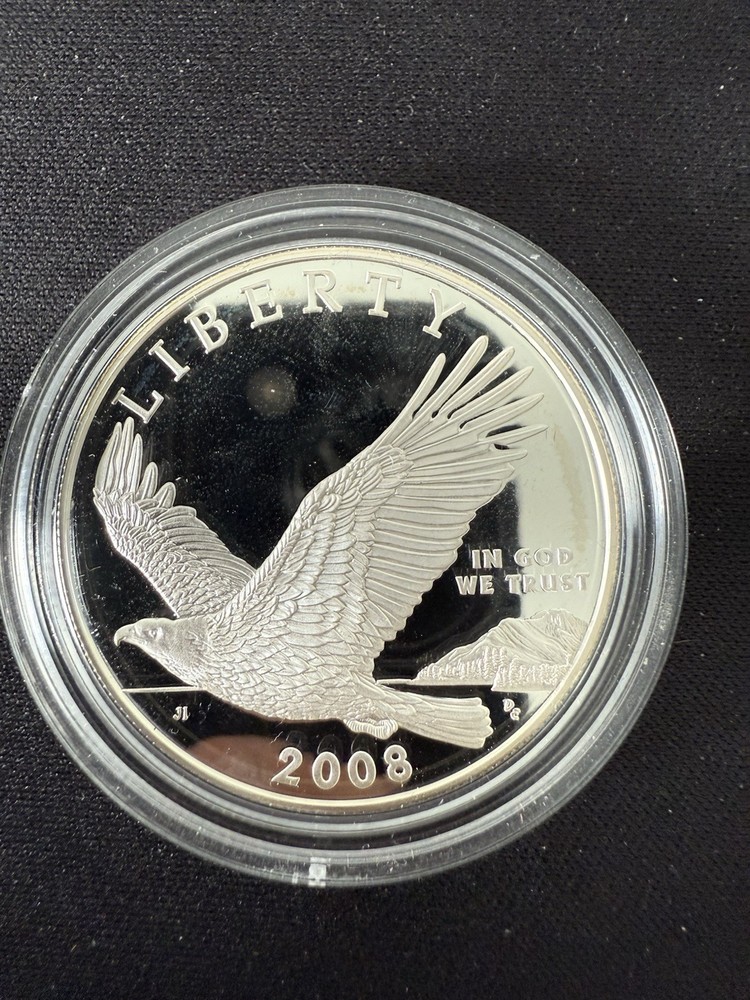 2008 Bald Eagle Commemorative Proof Silver Dollar $1 Coin