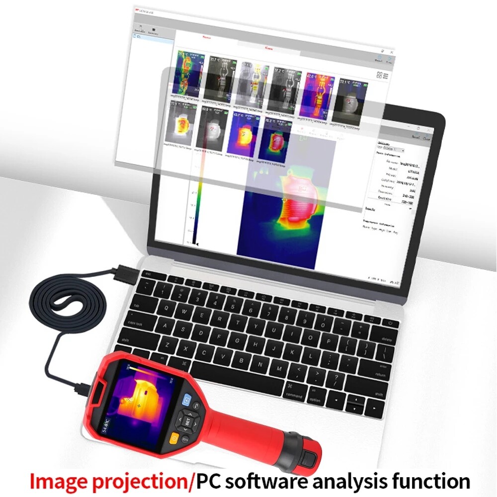 UNI-T UTi320E Infrared Thermal Imager IR Camera PC Software Analyzer WIFI APP
