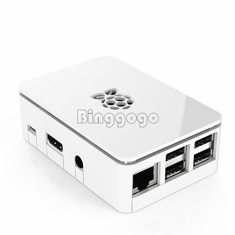 White Premium Raspberry Pi Case - Updated for Raspberry Pi 3, 2 & B+