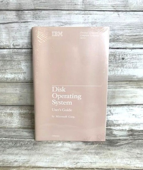 IBM 1983 Disk Operating System Users Guide by Microsoft Corp. Vintage Computer M