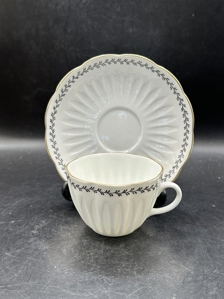 ARABIA VARPU COFFEE CUP, PLATE