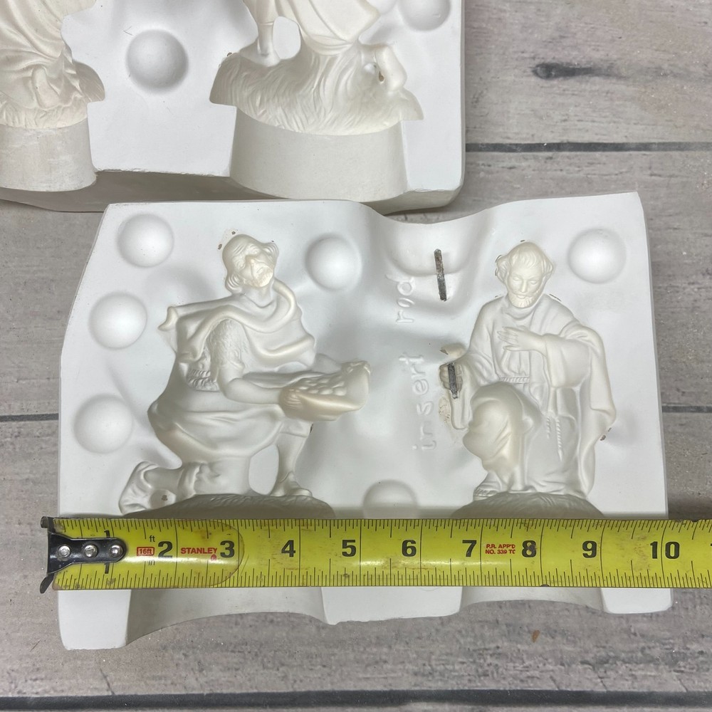 Atlantic Mold Ceramic Casting Mold Nativity Scene Figures #A41