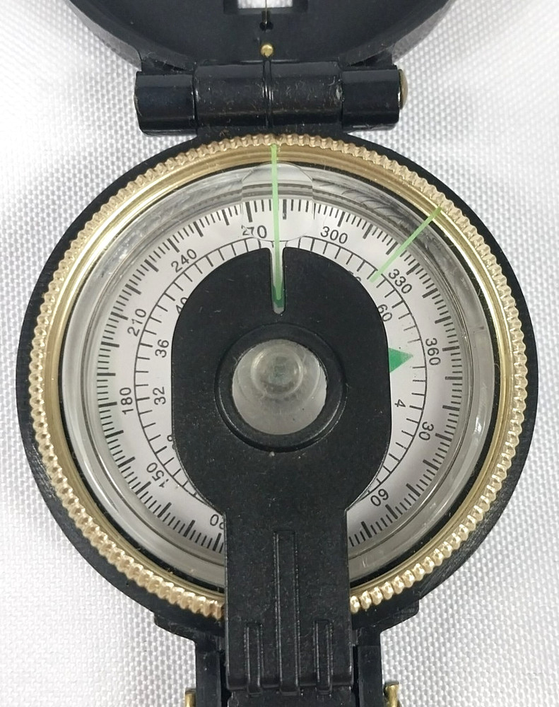Engineer Lensatic Compass Military Style Folding Pocket Compass