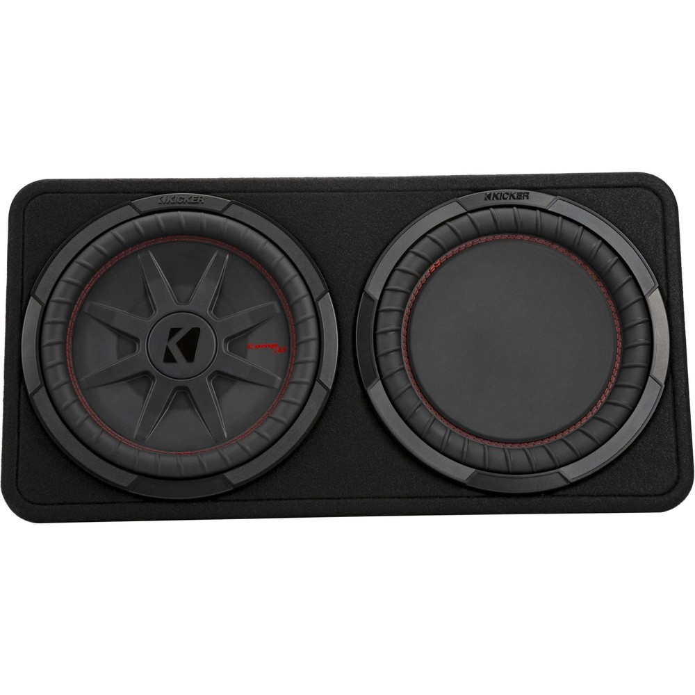Kicker 48TCWRT122 CompRT 12" subwoofer in thin profile enclosure, 2ohm