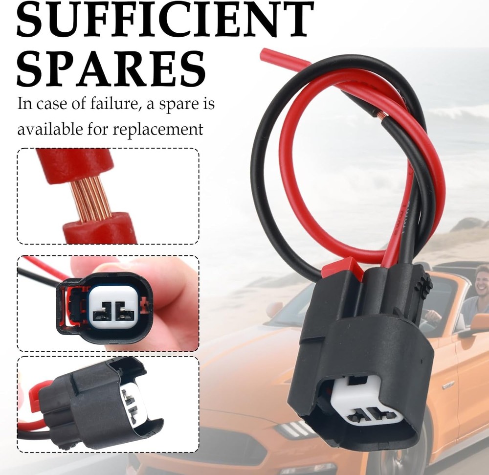 ABS Sensor Front Connector,ABS Wheel Speed Sensor Front Connector Pigtail Compat