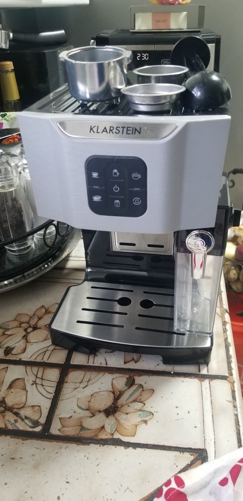 KLARSTEIN Coffee Maker Real Nice Self-Cleaning System 3-in-1 Function for Espres