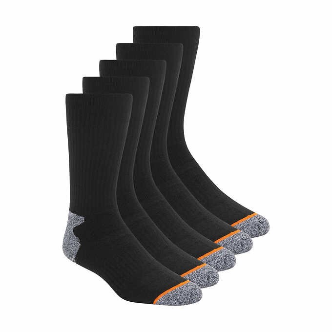 Wool Blend Crew Sock - 5 Pair – Size: 6-12