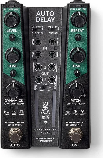 Gamechanger Audio AUTO DELAY Pitch and Dynamics Responsive Delay Pedal