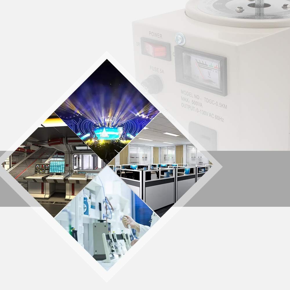 Variable Transformer Variable Voltage Regulator, 0-130V Output, 110V-120V Input,