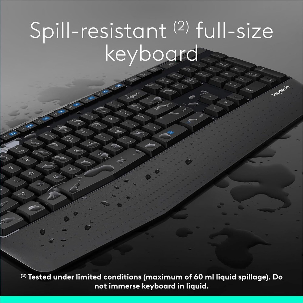 Logitech MK345 Wireless Keyboard and Mouse Combo - French Version
