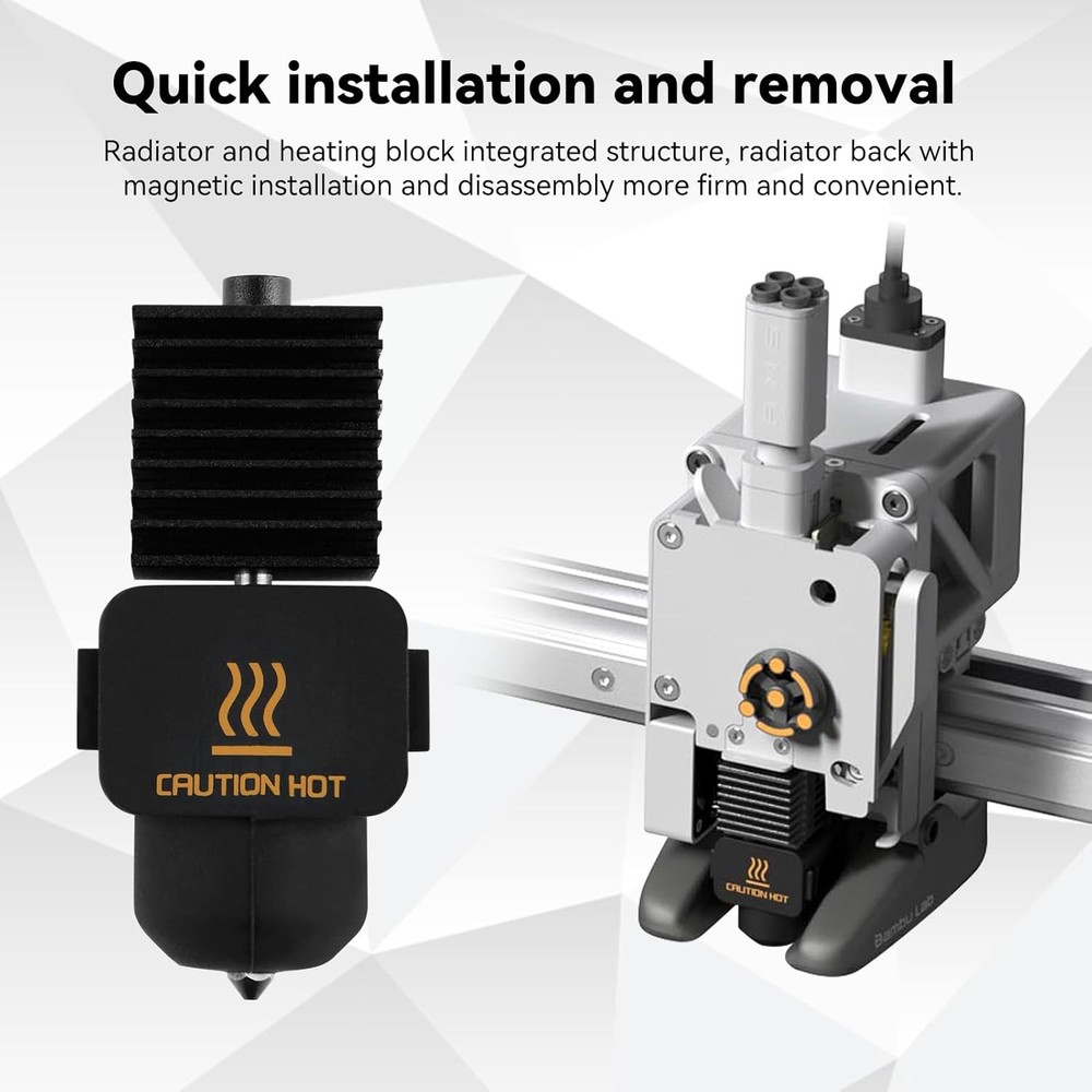 A1,A1 Mini Hotend Kit for Bambu Lab 3D Printer, Heating Block Replacement,...