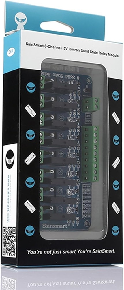 8-Channel Solid State Relay Module for Arduino and Microcontroller Projects